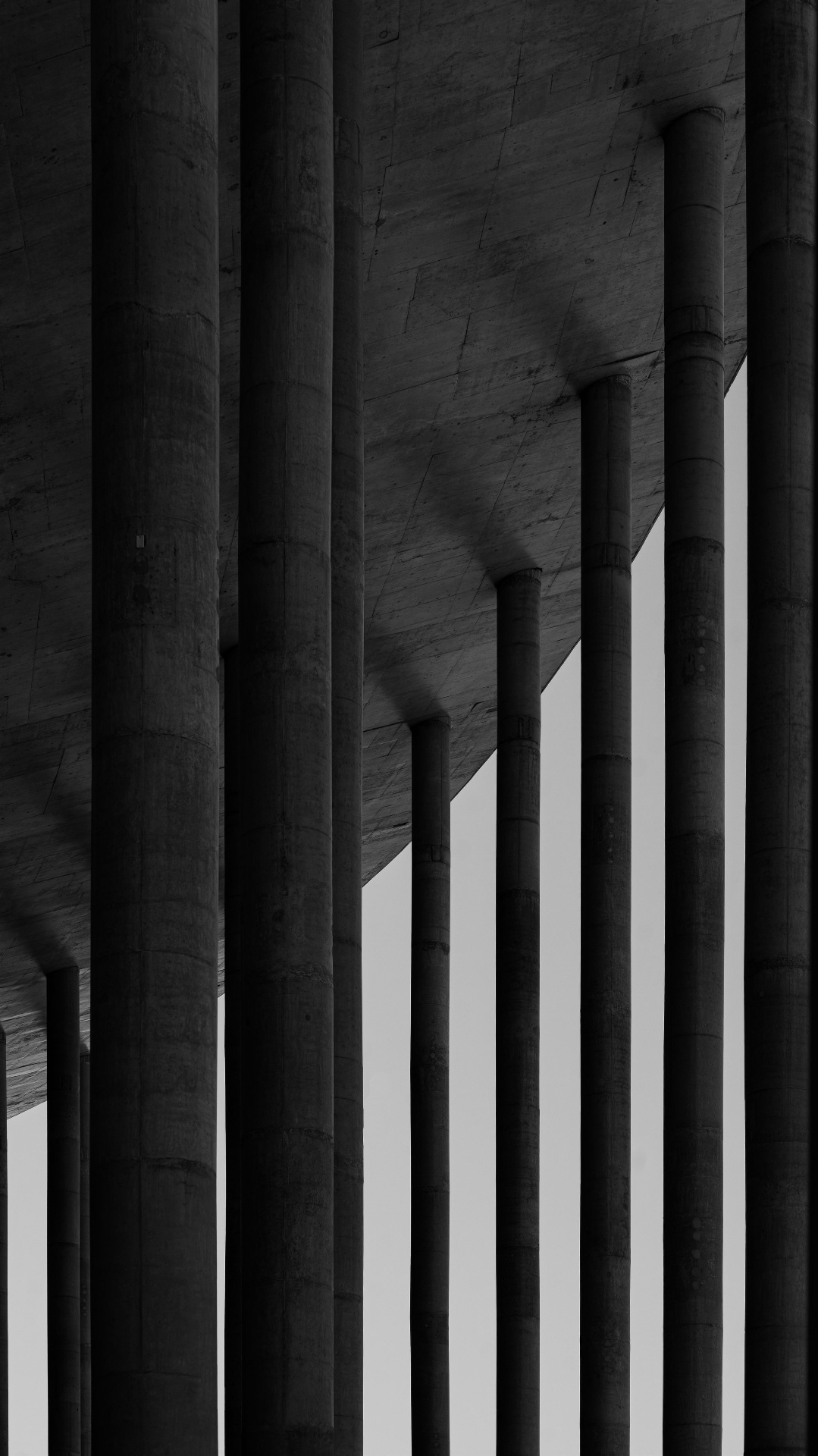 Colunas do Palácio do Planalto em perspectiva, Brasília